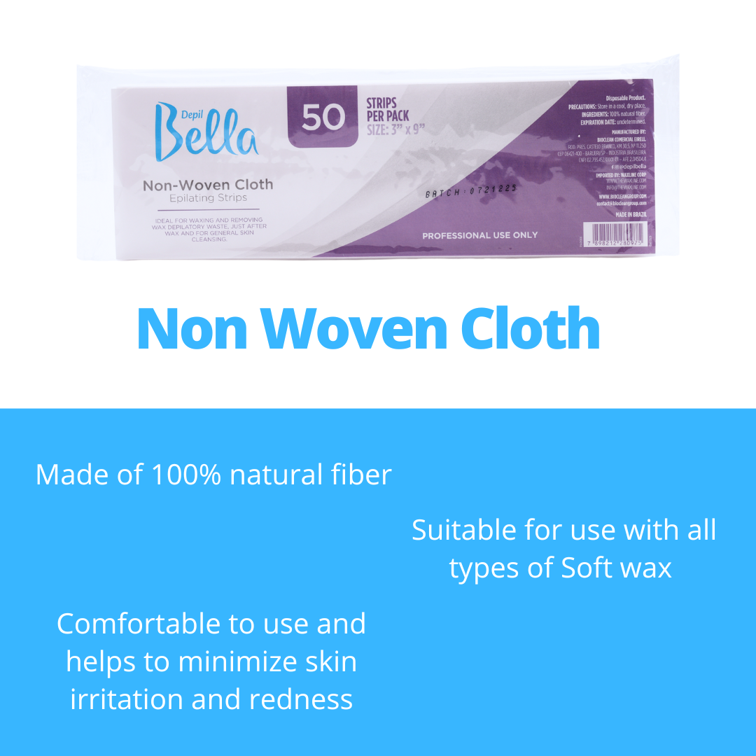 Non woven cloth. Waxing Kit.