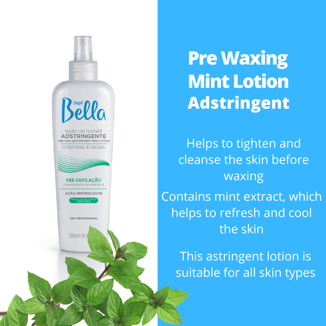 Depil Bella Waxing Prep Kit - Post Waxing Oil Remover and Pre Waxing Astringent - Buy professional cosmetics dedicated to hair removal