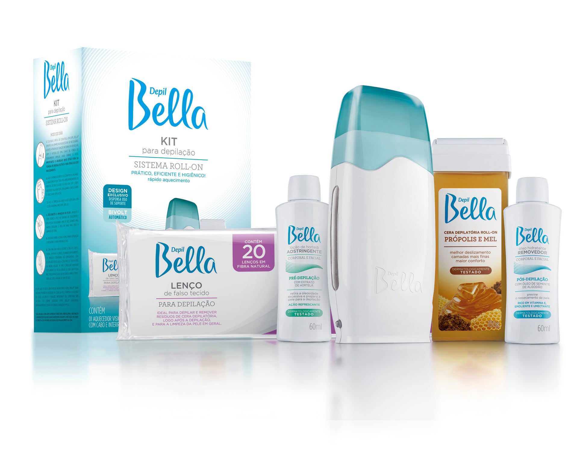 Kit Depil Bella Hair Removal Waxing - (3 Units Offer) - Depilcompany