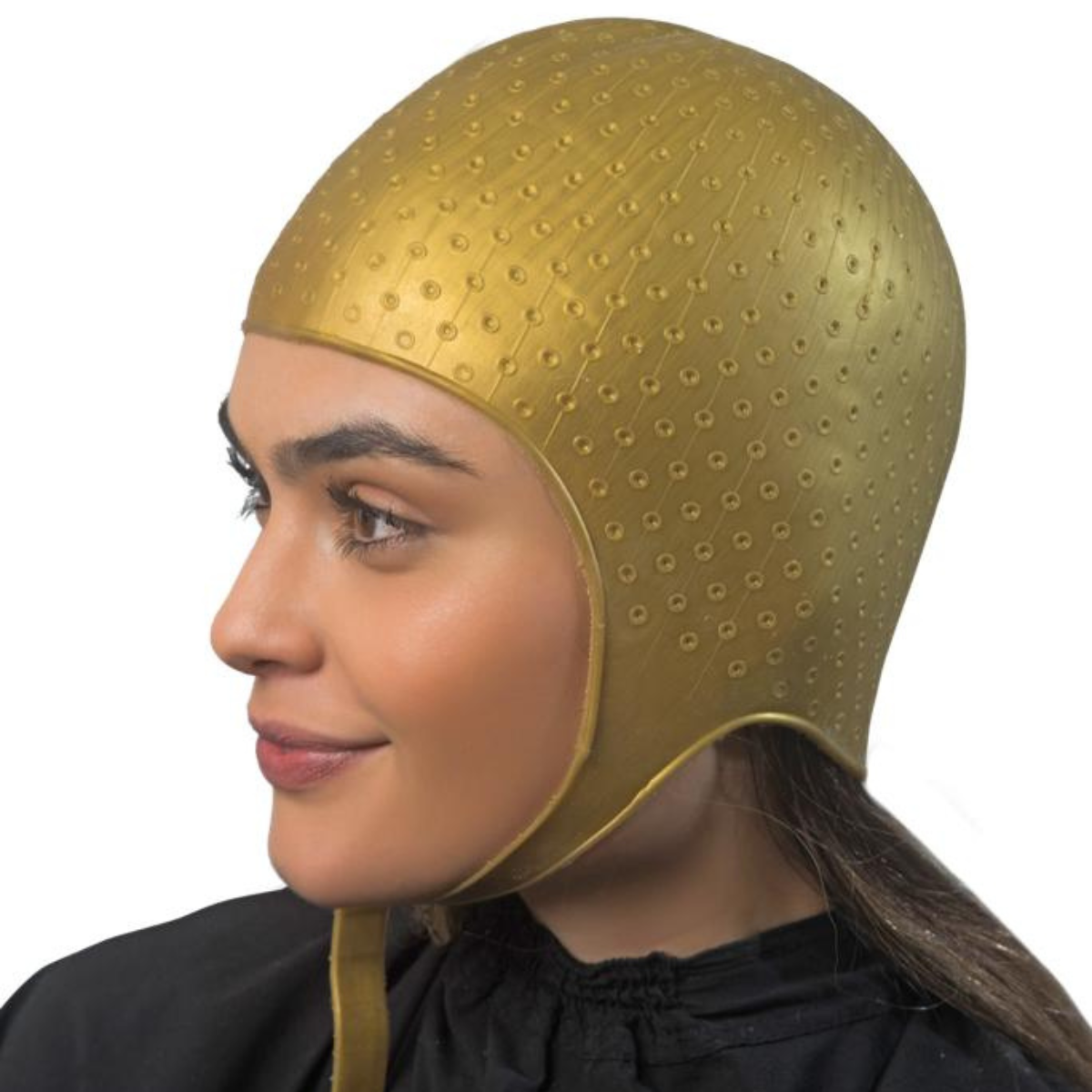 Dompel 2 PCS Silicone Highlight Hair Cap Color Gold Type Athenas Model 401-SA - Gold (2 PCS) - depilcompany