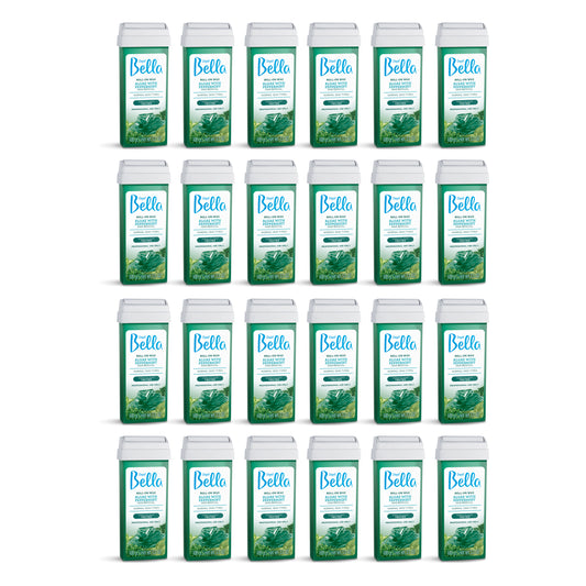 Depil Bella Roll-On Algae with Peppermint Wax Cartuchos 3.52Oz (Oferta 24 Unidades) - Depilcompany