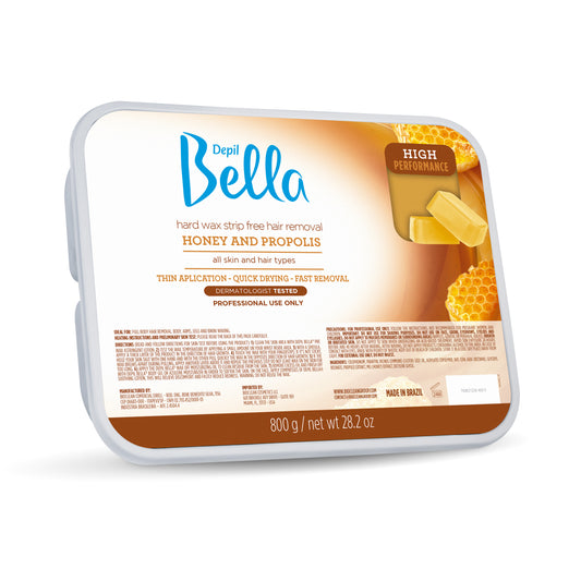 Depil Bella Alto Rendimiento Cera Dura Miel con Propóleo 28.2 Oz - Depilcompany