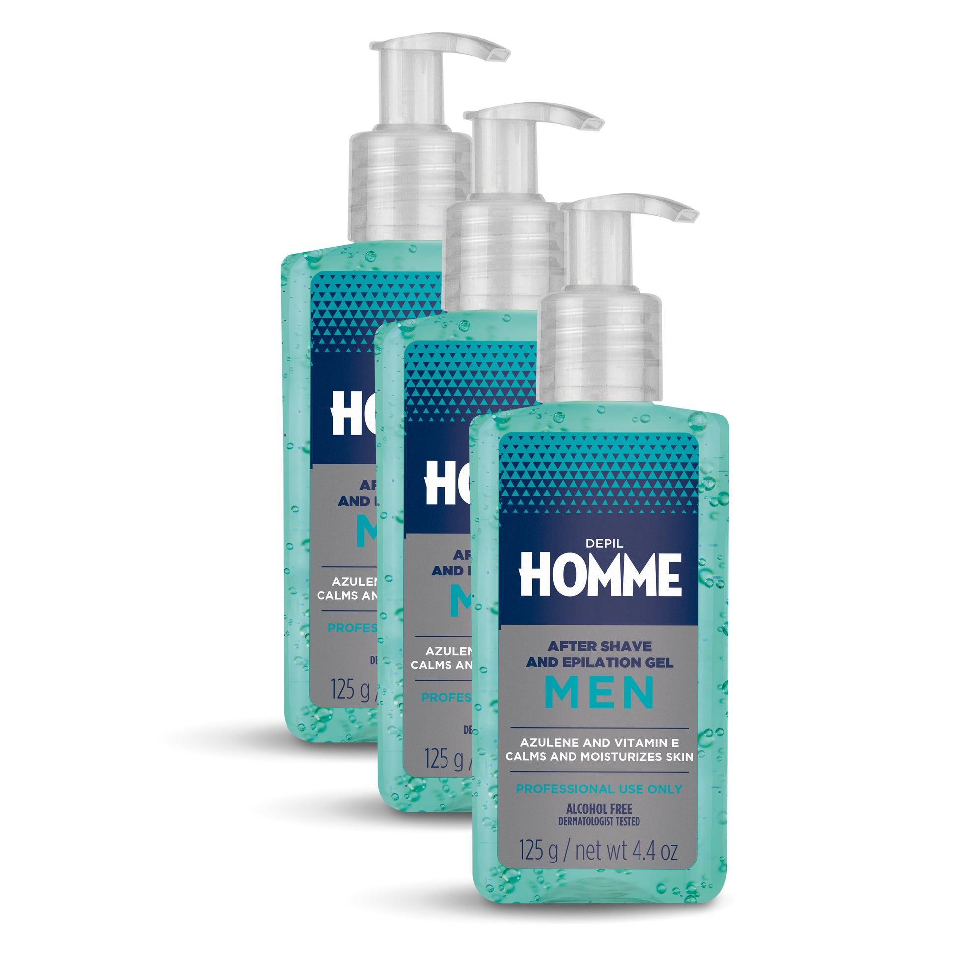 Depil Homme by Depil Bella After Shave and Waxing Gel 125g (3 Units Offer) - Depilcompany
