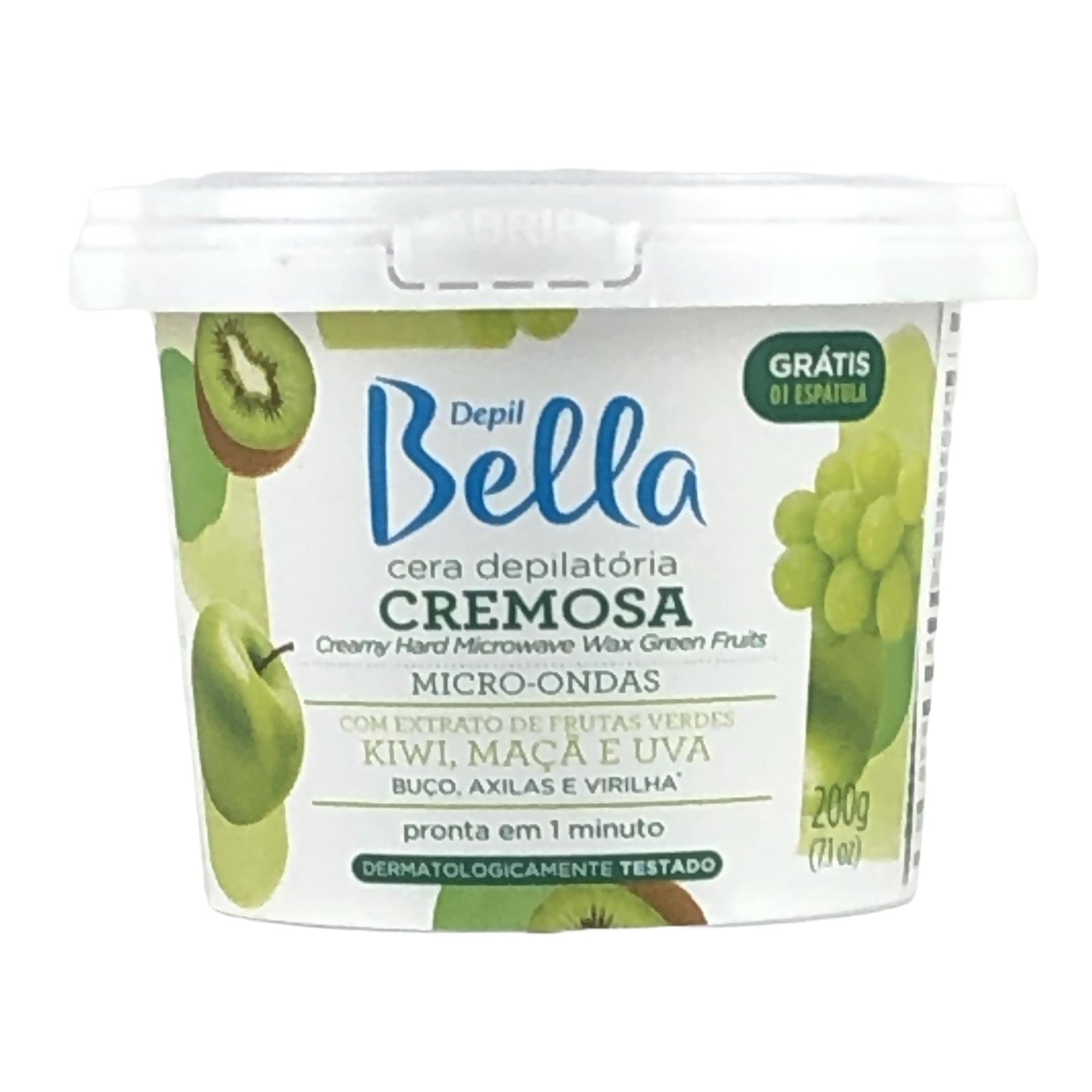Depil Bella Microondas Cera Cremosa Frutas Verdes 200 gr - Depilcompany