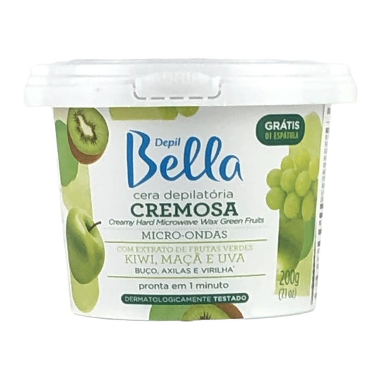 Depil Bella Microondas Cera Cremosa Frutas Verdes 200 gr - Depilcompany