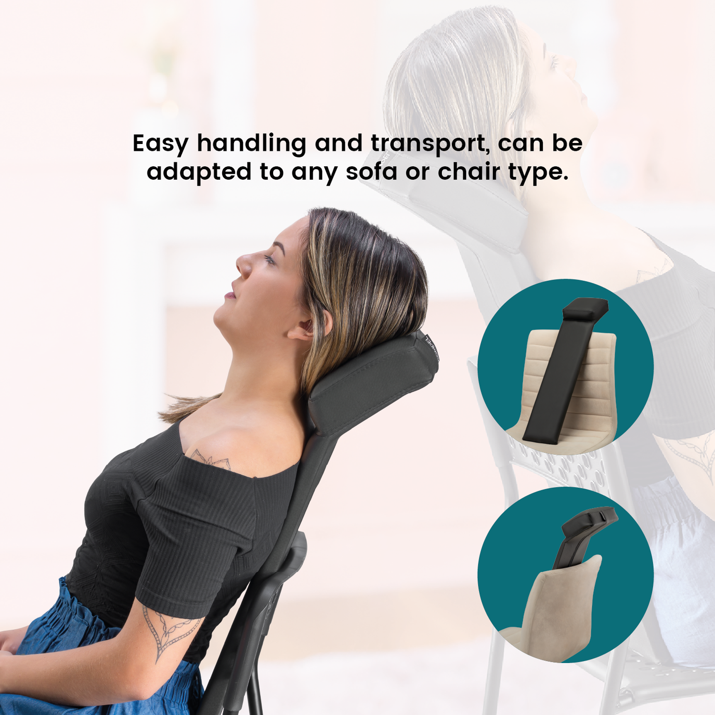 Dompel Headrest Accessory for Makeup Chair Model 3074
