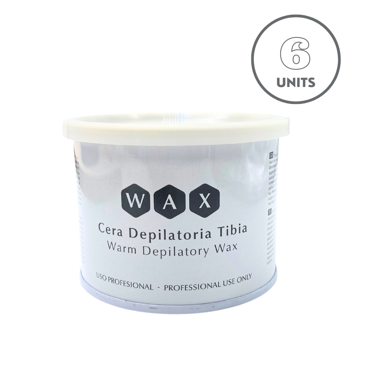 Depilcompany Soft Wax Natural Can - 14 oz. (6 Units Offer) - Buy professional cosmetics dedicated to hair removal