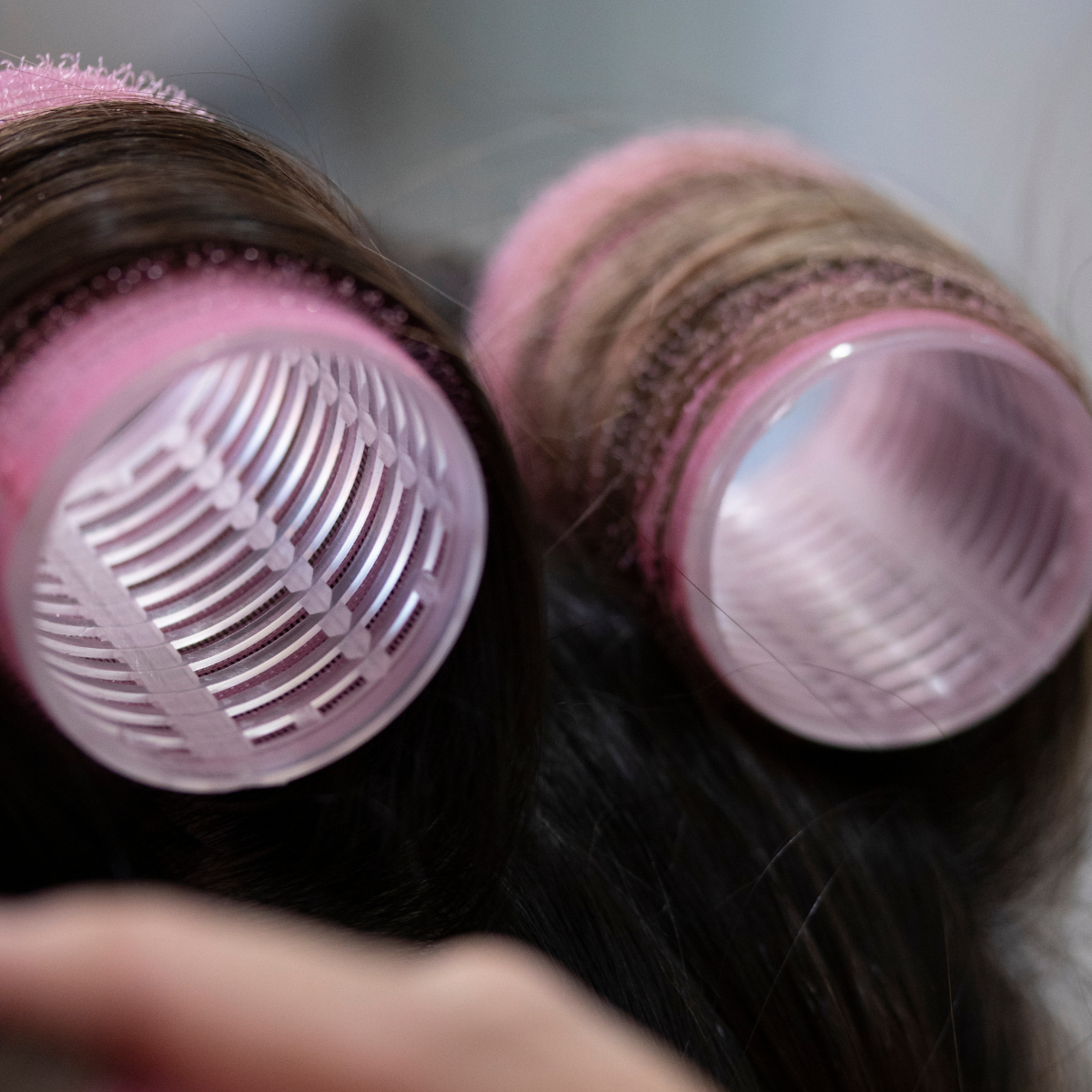 Salon Perfect Self Grip Hair Rollers Set with Clips - 12 Piece Set (6 Large, 6 Jumbo)-HAIR STYLIST-DOMPEL