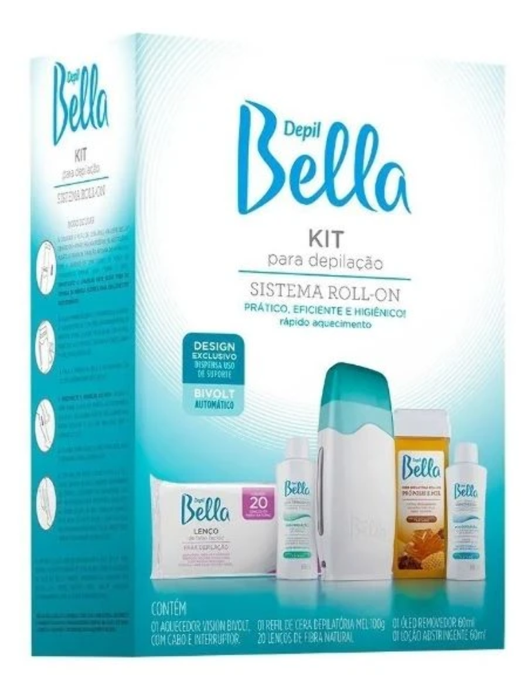 Kit Depil Bella Hair Removal Waxing - (3 Units Offer) - depilcompany